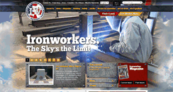 Desktop Screenshot of ironworkers.org