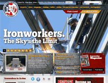 Tablet Screenshot of ironworkers.org